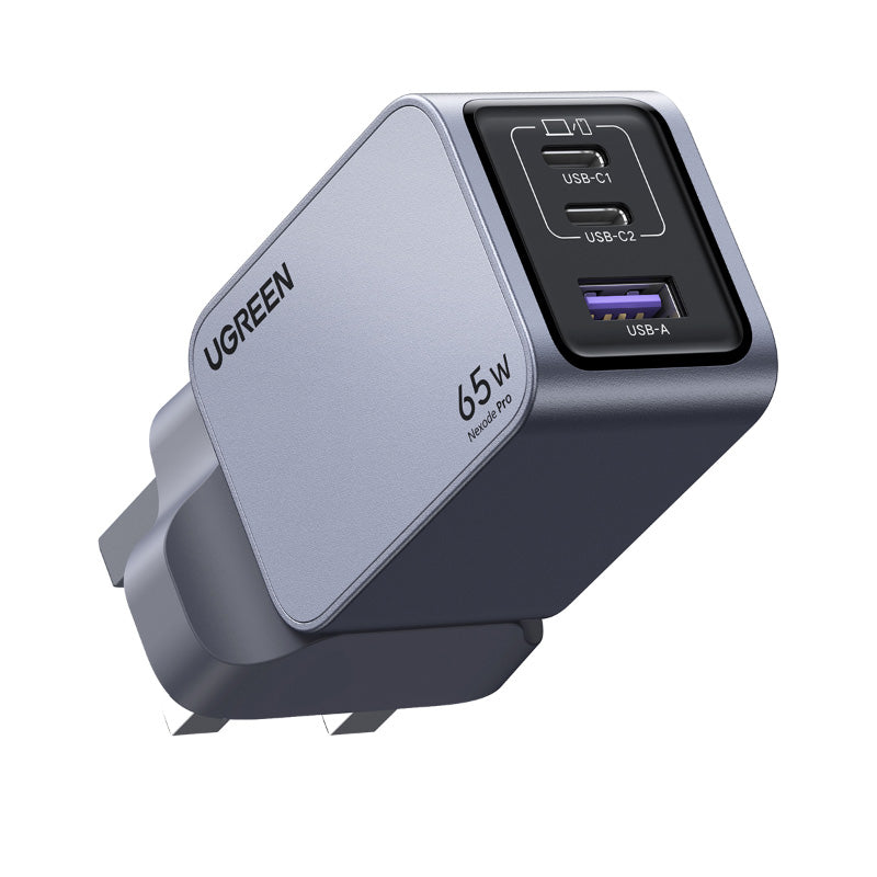Ugreen Nexode Pro X755 65W PD GaN Fast Charger (2C1A) with 100W USB-C to USB-C Cable Ugreen Nexode Pro X755 65W PD GaN Fast Charger (2C1A) with 100W USB-C to USB-C Cable